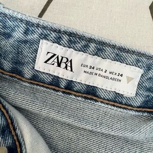 Zara Women's Light Blue Denim Jeans